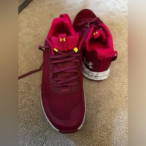 Under Armor Charged Bandit TR. Size 10. Magenta! EUC. Worn once.